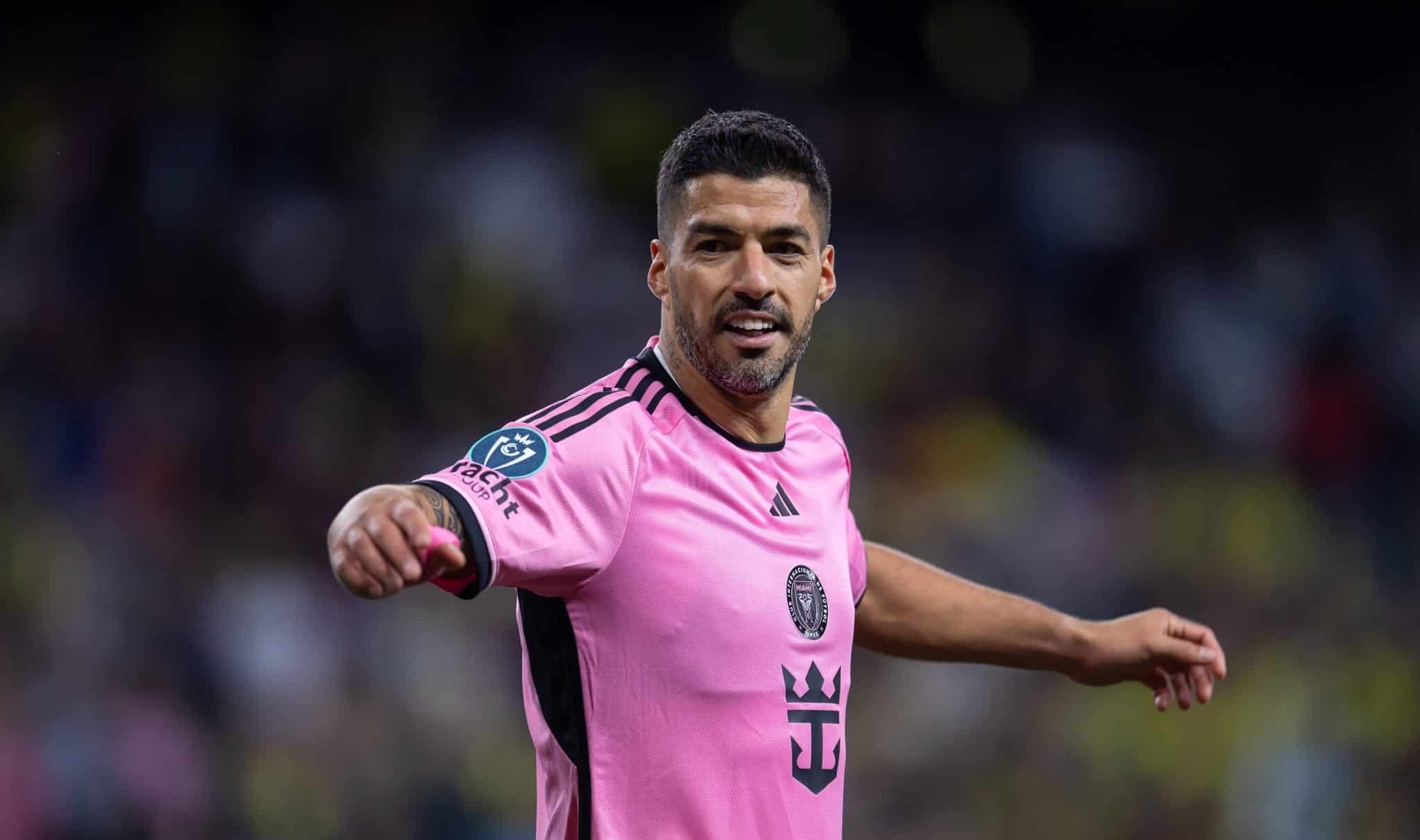 Luis Su&aacute;rez em a&ccedil;&atilde;o pelo Inter Miami