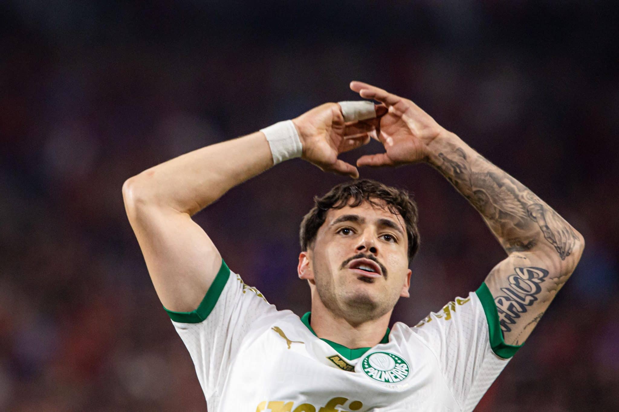 Maur&iacute;cio durante partida do Palmeiras no Brasileir&atilde;o (Foto: Vinicius Do Prado/Ag&ecirc;ncia F8/Gazeta Press)