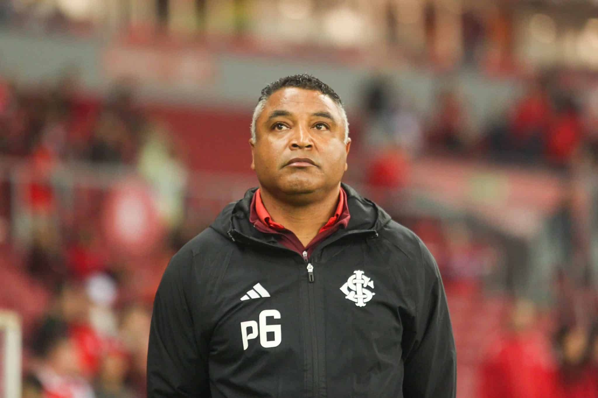 Roger Machado, t&eacute;cnico do Internacional, no Beira-Rio
