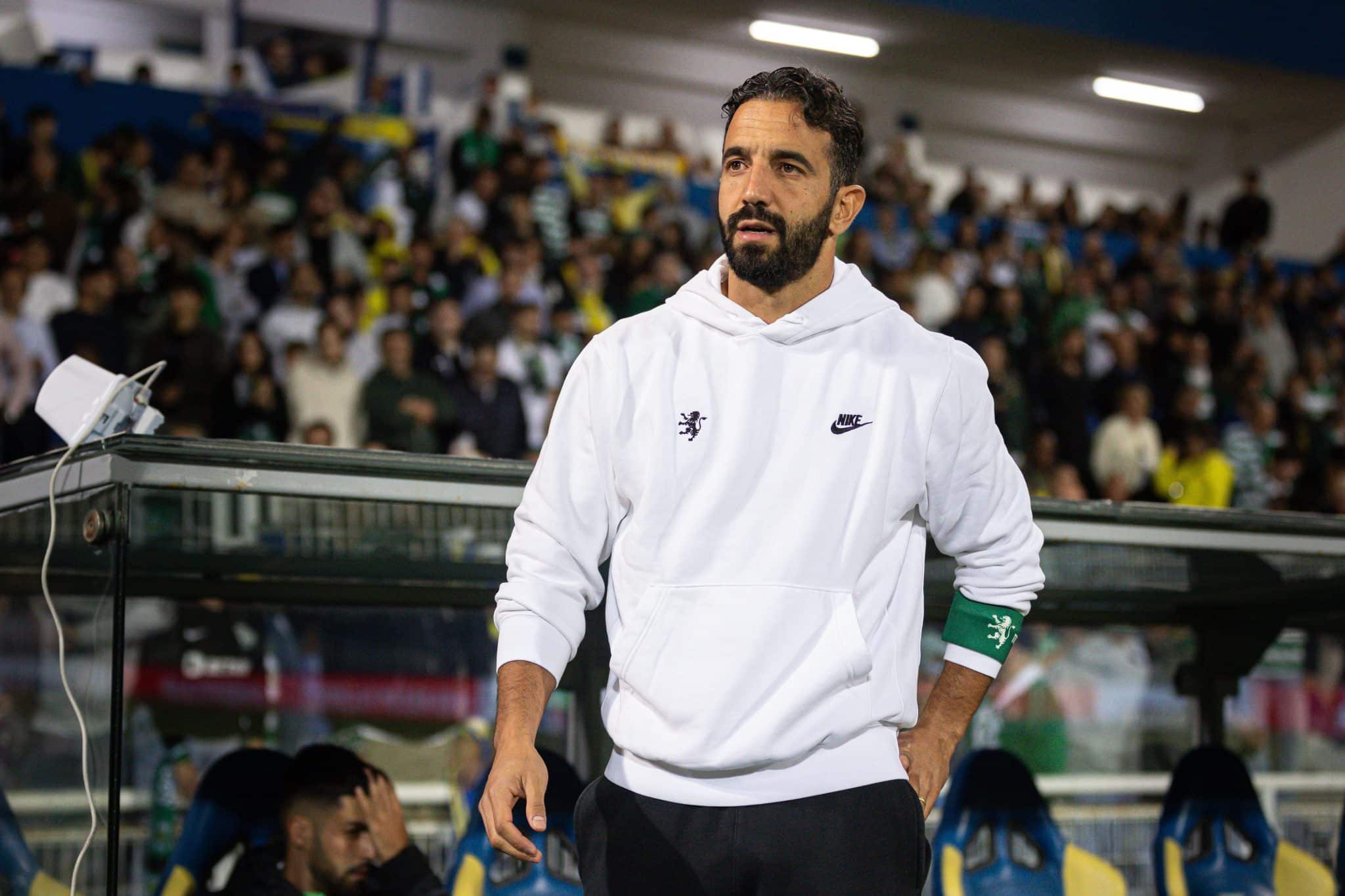 R&uacute;ben Amorim, t&eacute;cnico do Sporting 