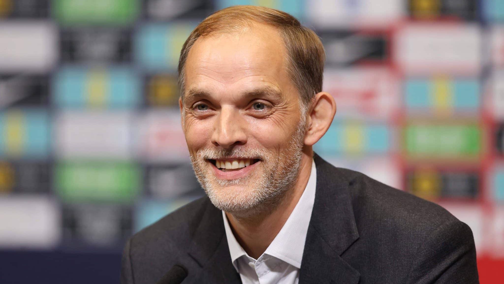 T&eacute;cnico da sele&ccedil;&atilde;o, Tuchel imp&otilde;e condi&ccedil;&atilde;o para cantar hino da Inglaterra