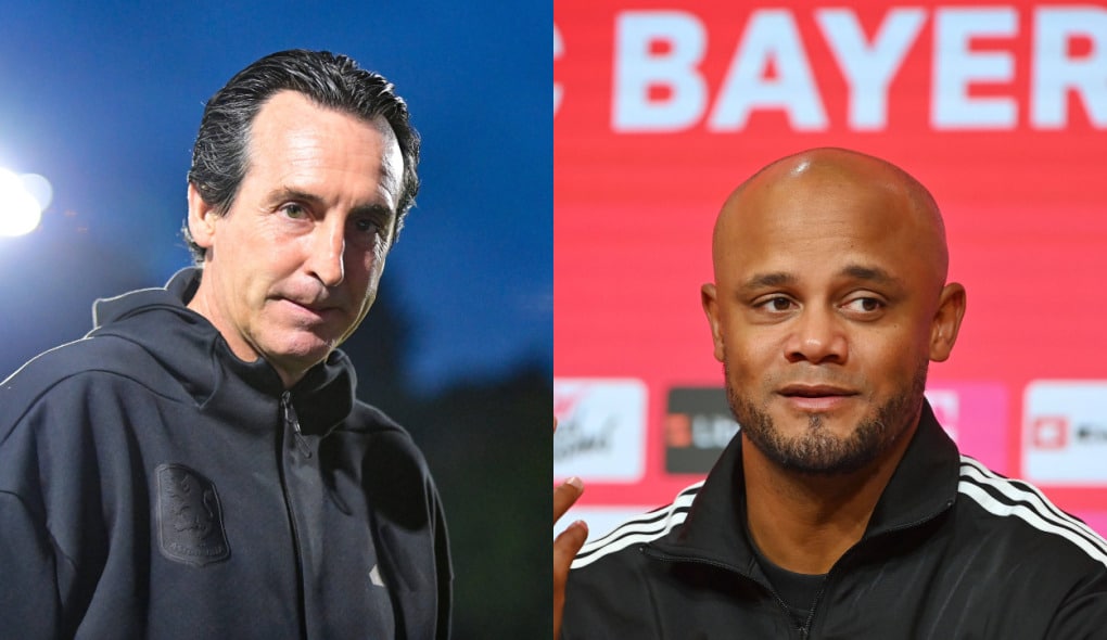 Unai Emery e Vincent Kompany