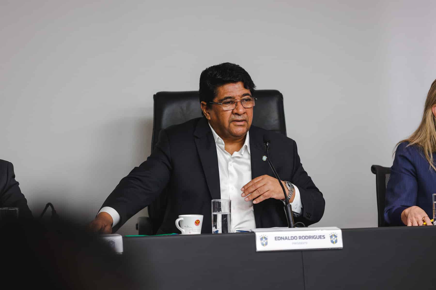 Foto: (CBF/Divulga&ccedil;&atilde;o) - Ednaldo Rodrigues, presidente da CBF