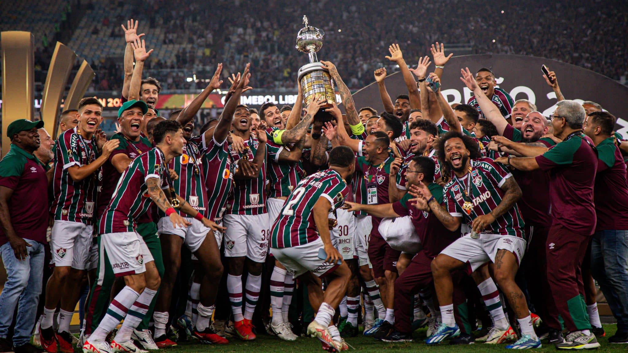 Fluminense foi campe&atilde;o da Libertadores em 2023 e disputar&aacute; o Super Mundial de Clubes em 2025 - Foto: (Marcelo Gon&ccedil;alves/Fluminense FC) 