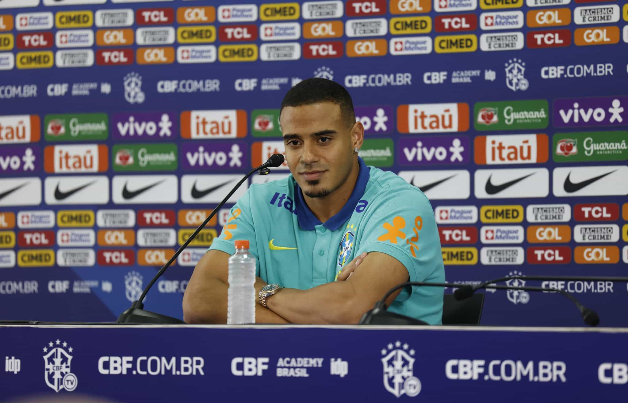 Foto: (Rafael Ribeiro/CBF) - Murillo pela Sele&ccedil;&atilde;o Brasileira