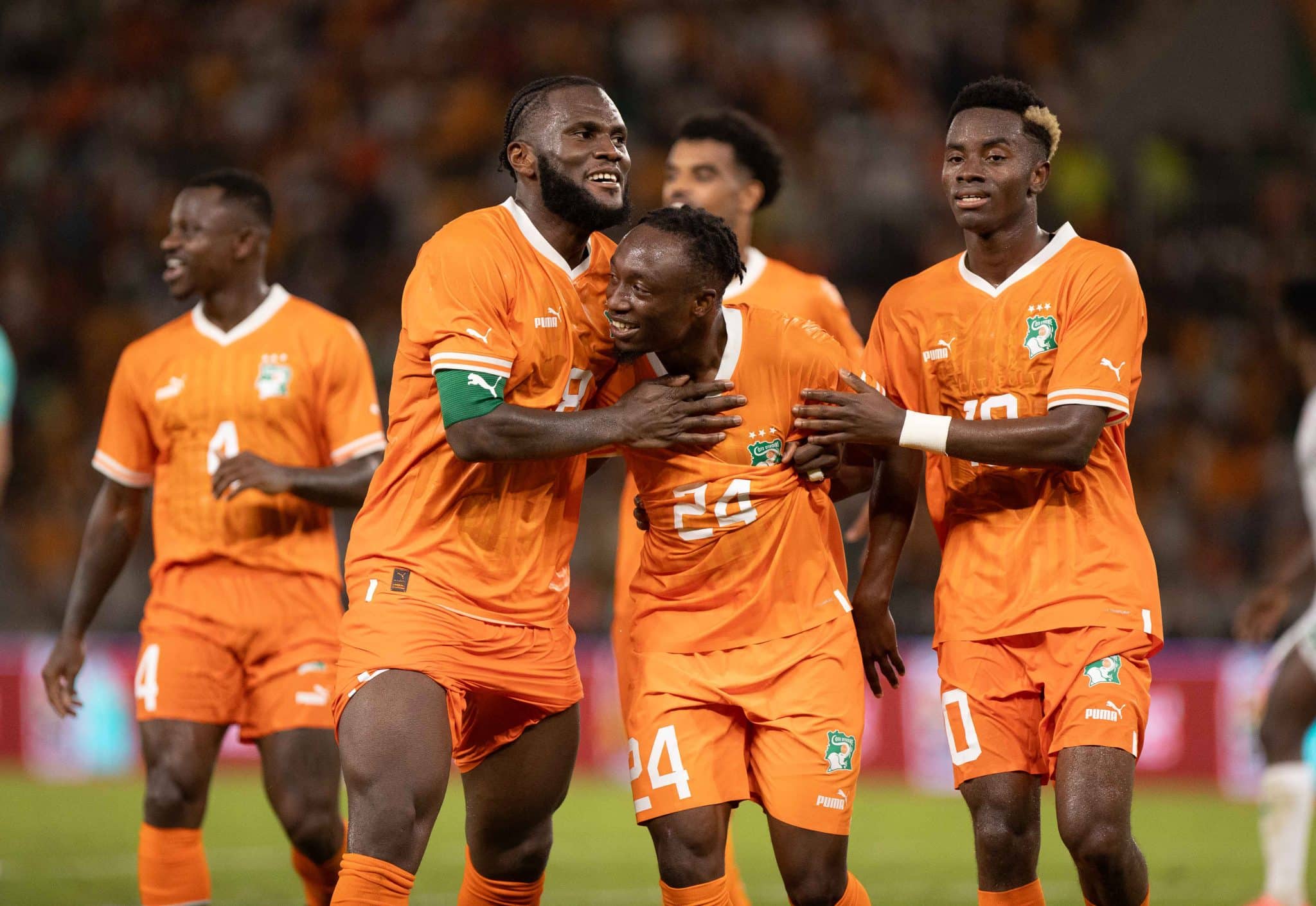 Foto: (IconSport) - A Costa do Marfim se garantiu na Copa Africana de Na&ccedil;&otilde;es 2025