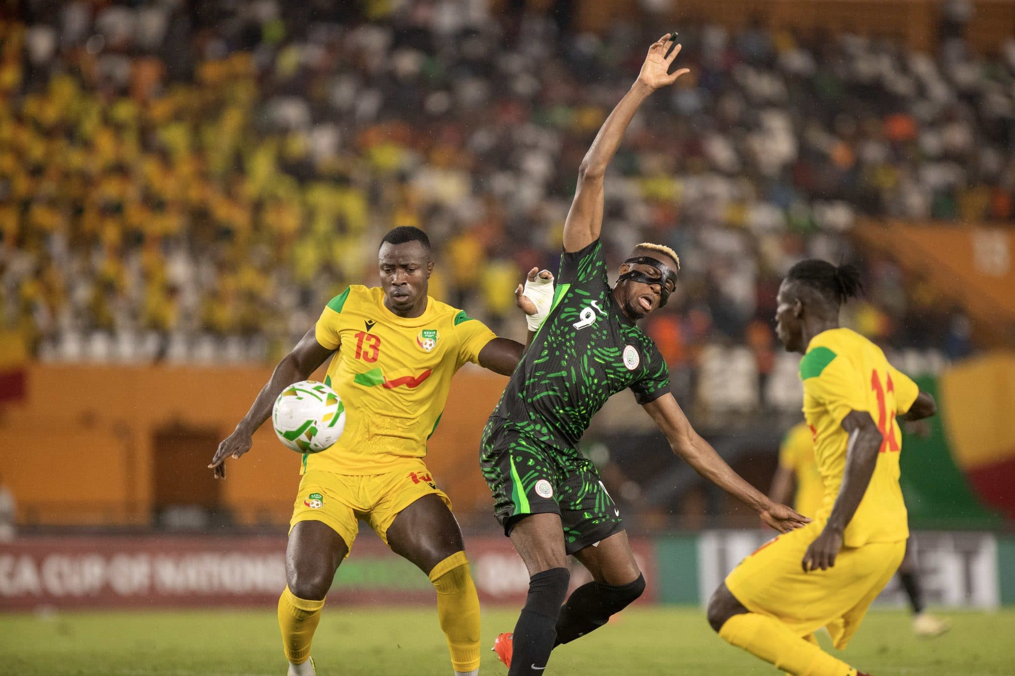 Foto: (IconSport) - A Nig&eacute;ria de Victor Osimhen j&aacute; est&aacute; classificada &agrave; Copa Africana de Na&ccedil;&otilde;es 2025