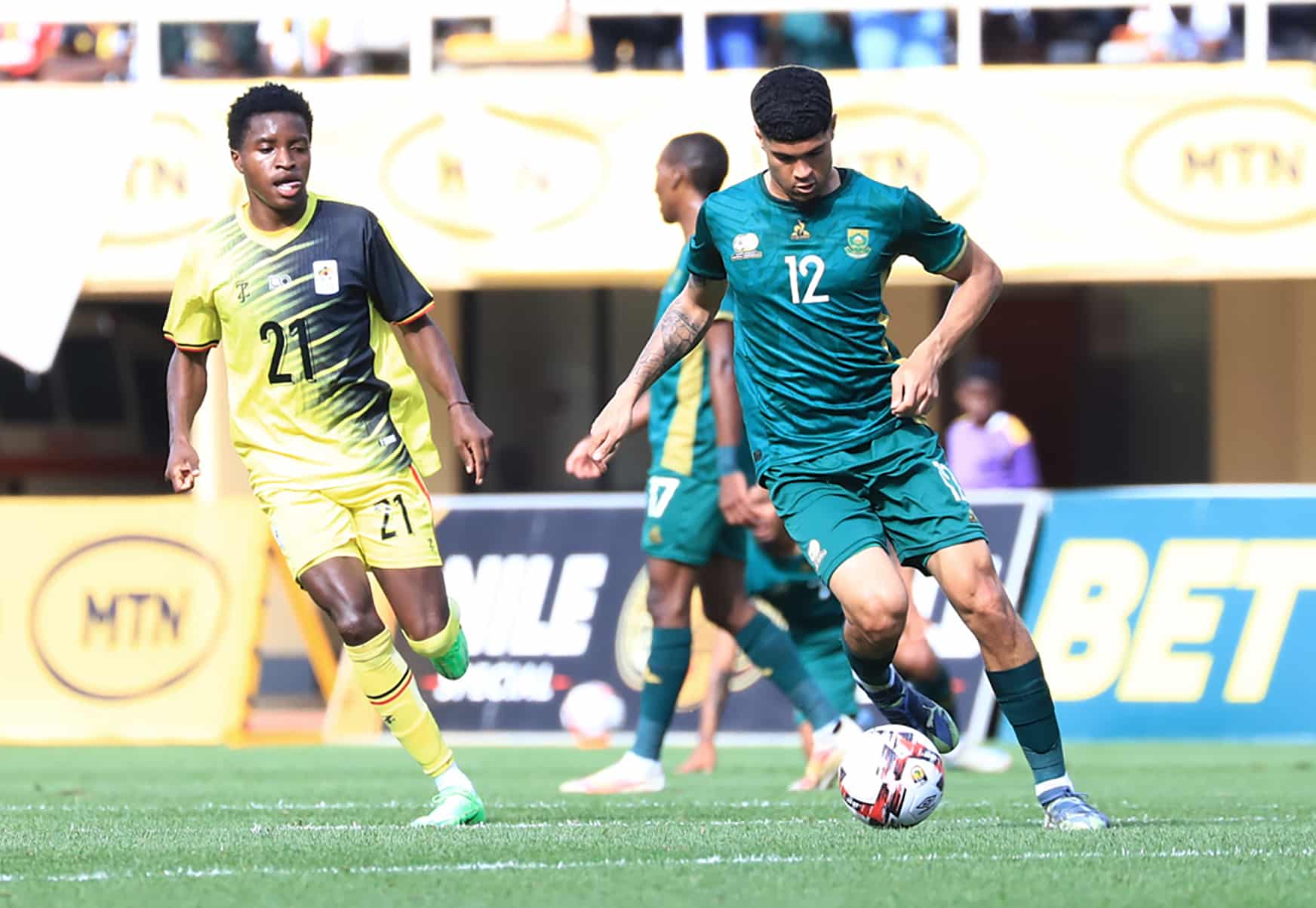 Foto: (IconSport) - A &Aacute;frica do Sul j&aacute; est&aacute; classificada &agrave; Copa Africana de Na&ccedil;&otilde;es 2025