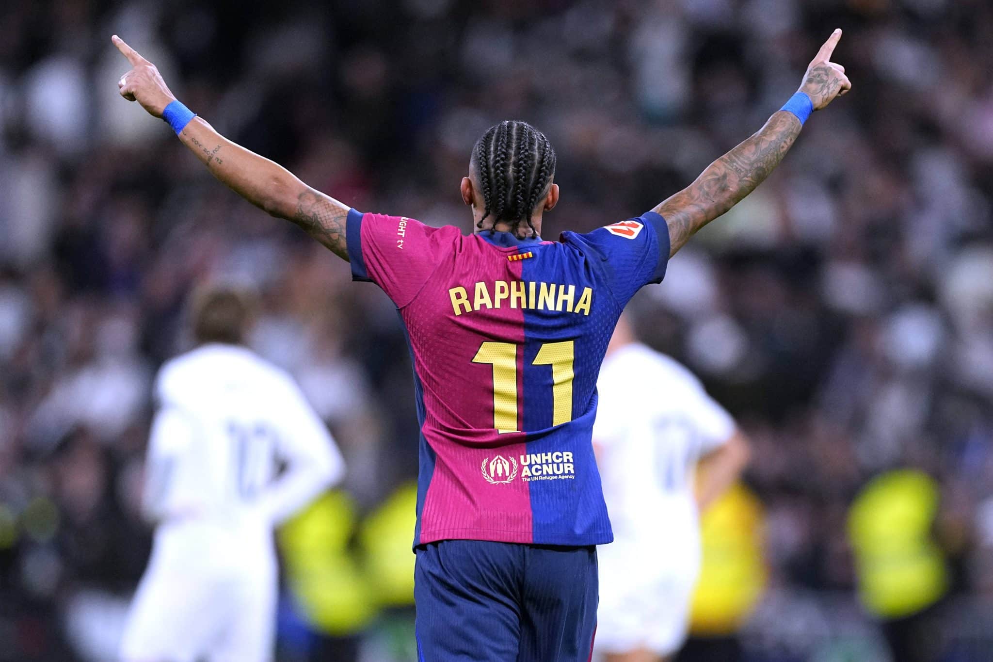 Raphinha supera Lewandowski como jogador com mais participa&ccedil;&otilde;es em gols no Barcelona