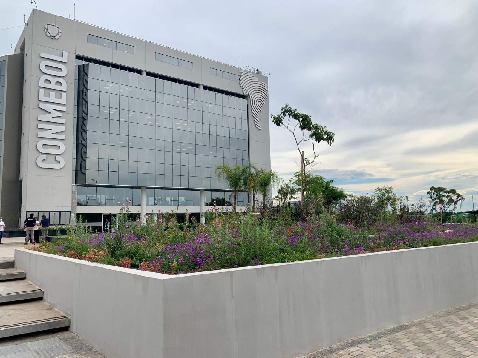Sede da Conmebol em Luque, no Paraguai
