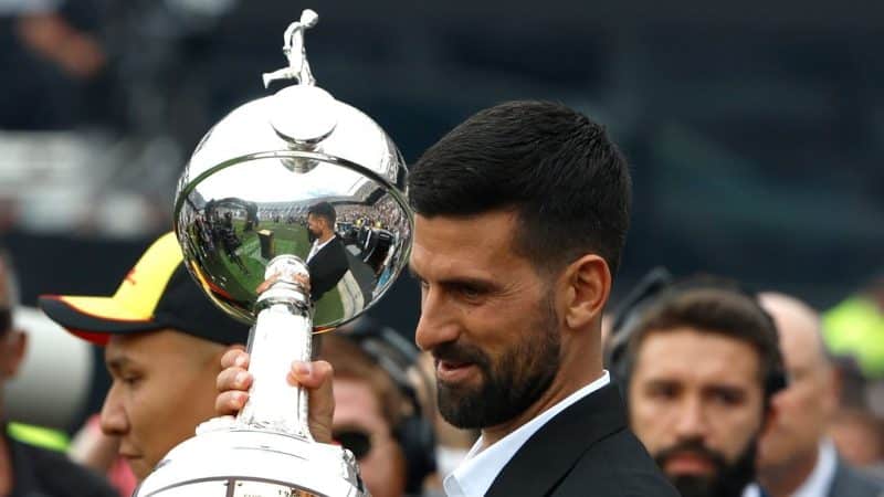 Djokovic não é ídolo do Botafogo, mas já fez gol no Estádio Nilton Santos