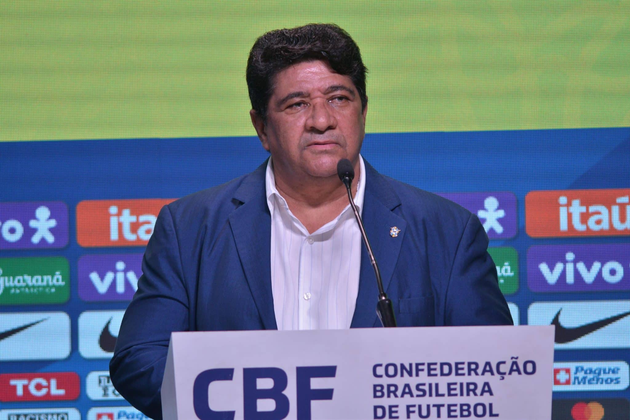 O presidente da CBF, Ednaldo Rodrigues (Foto: Saulo Angelo/Thenews2/Gazeta Press)