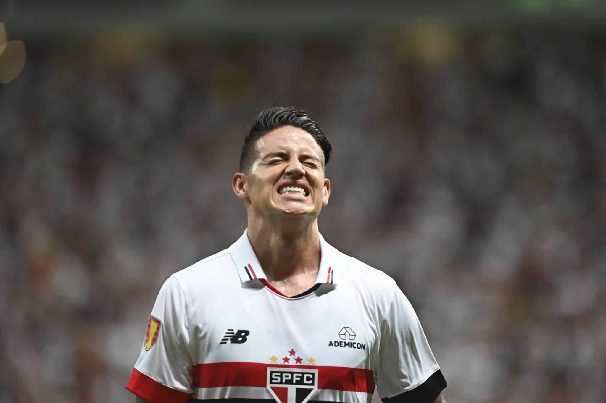 James Rodr&iacute;guez nos tempos de S&atilde;o Paulo