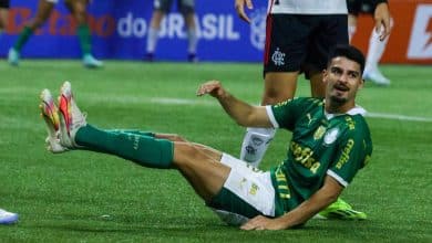 Flaco L&oacute;pez perdeu cinco gols que selaram o destino do Palmeiras na temporada