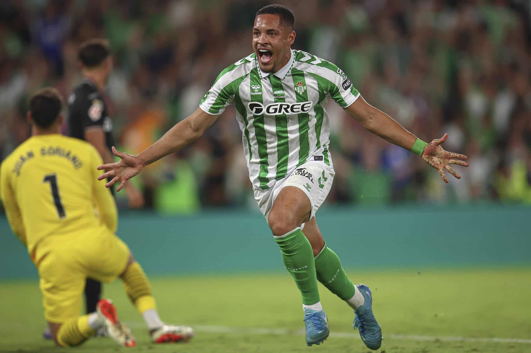 Vitor Roque, atacante do Betis. Foto: Imago