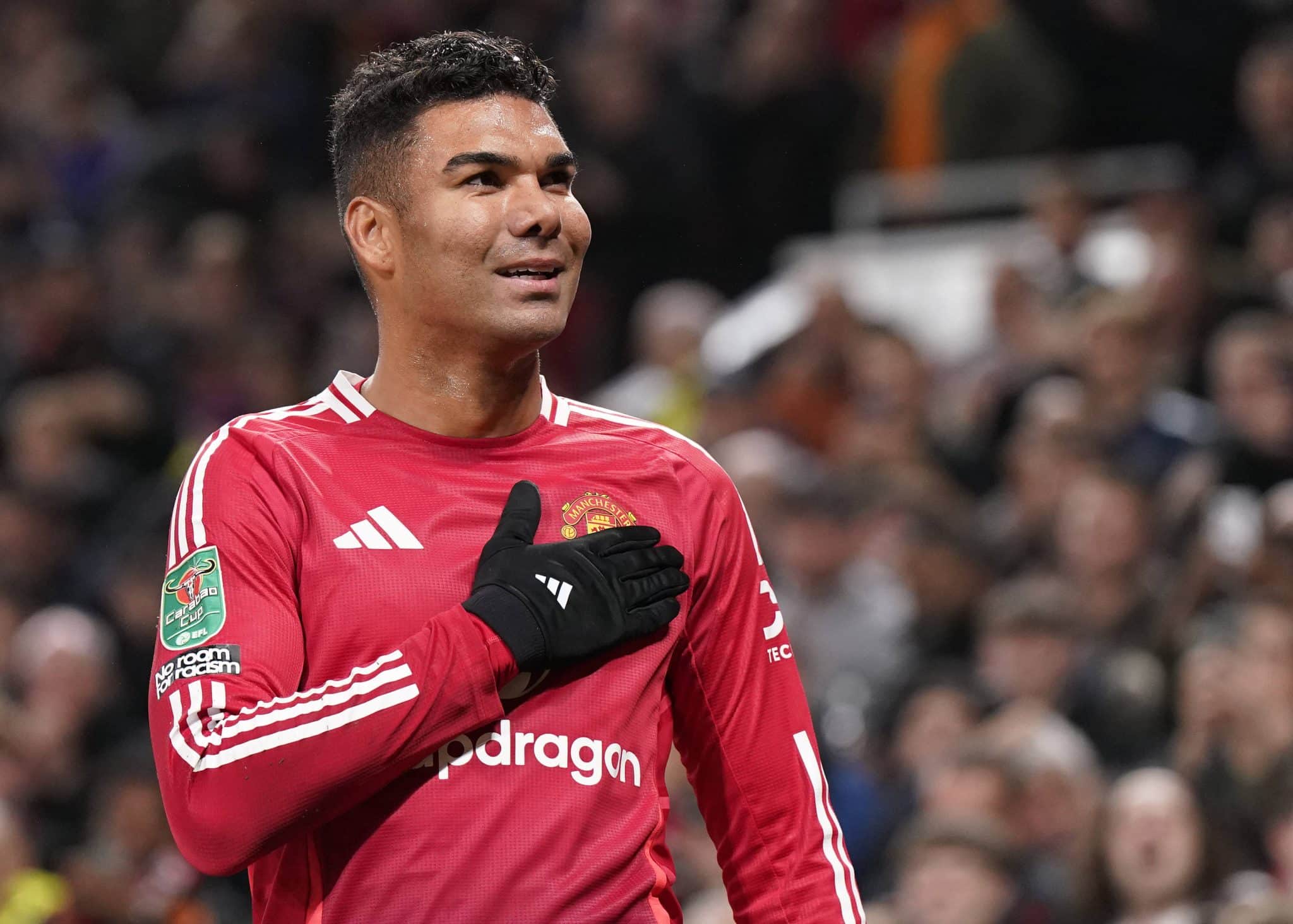 Casemiro est&aacute; no Manchester United desde 2022