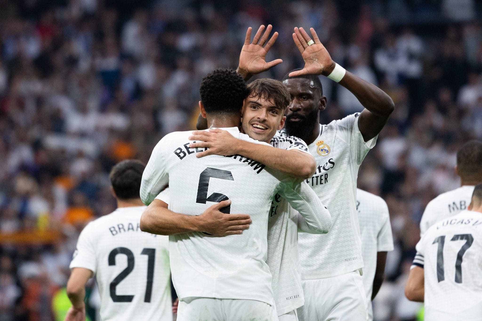 Foto: (Imago) - Asencio foi um dos destaques do Real Madrid contra o Osasuna