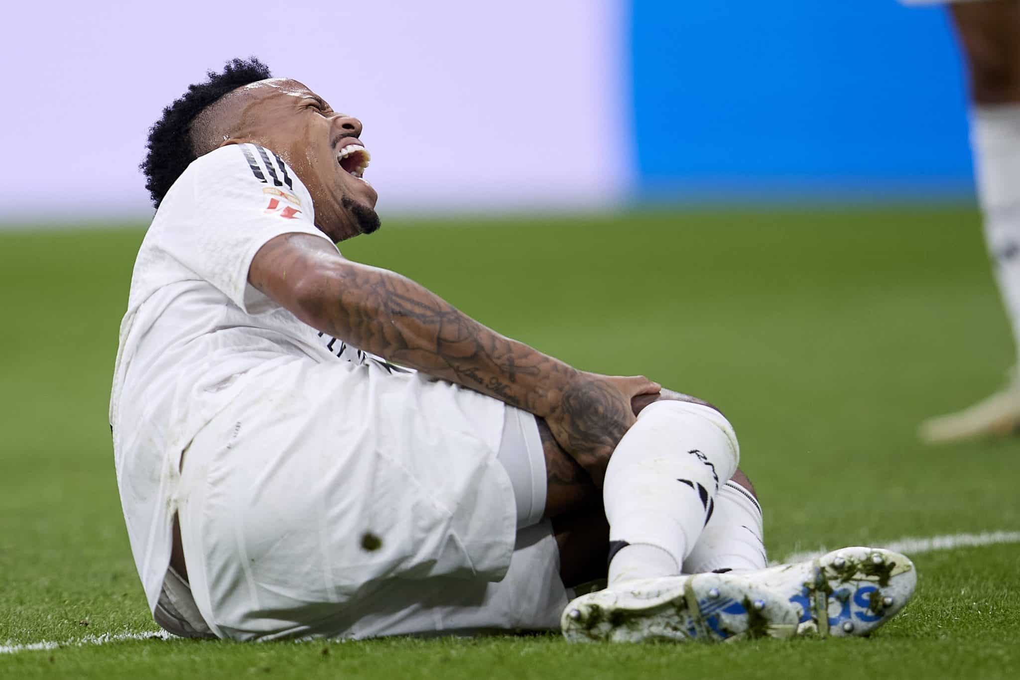 &Eacute;der Milit&atilde;o lamenta les&atilde;o no Real Madrid (Foto: Imago)
