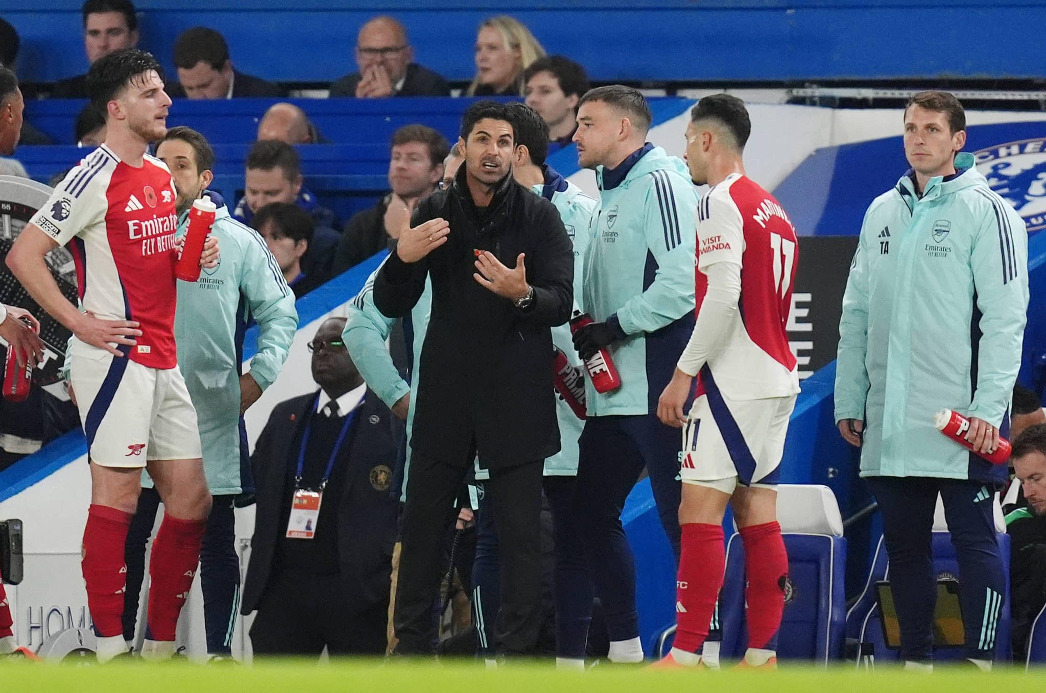 Arteta, técnico do Arsenal. Foto: Imago