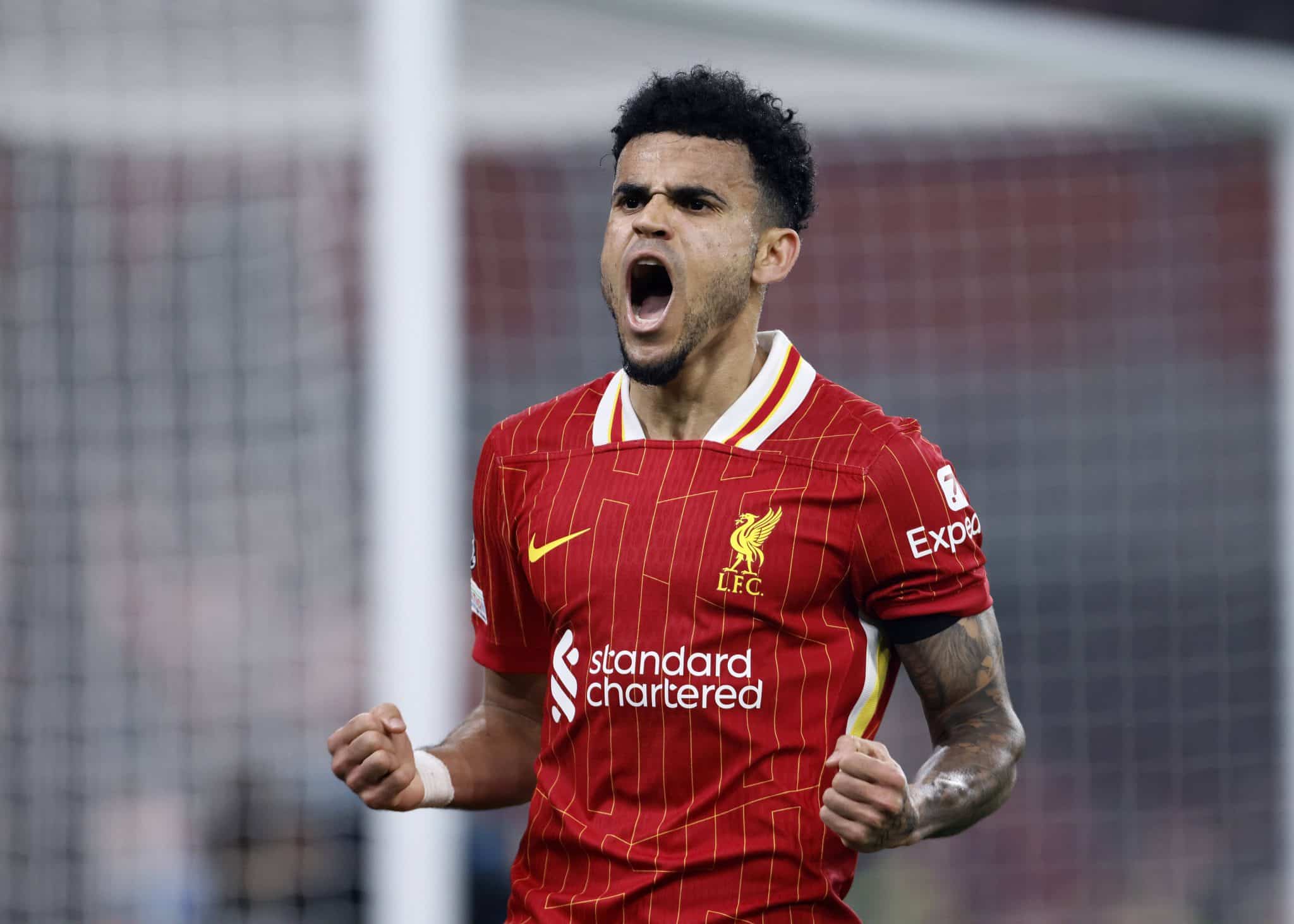 Luis D&iacute;az vive grande fase no Liverpool Foto: (Imago)