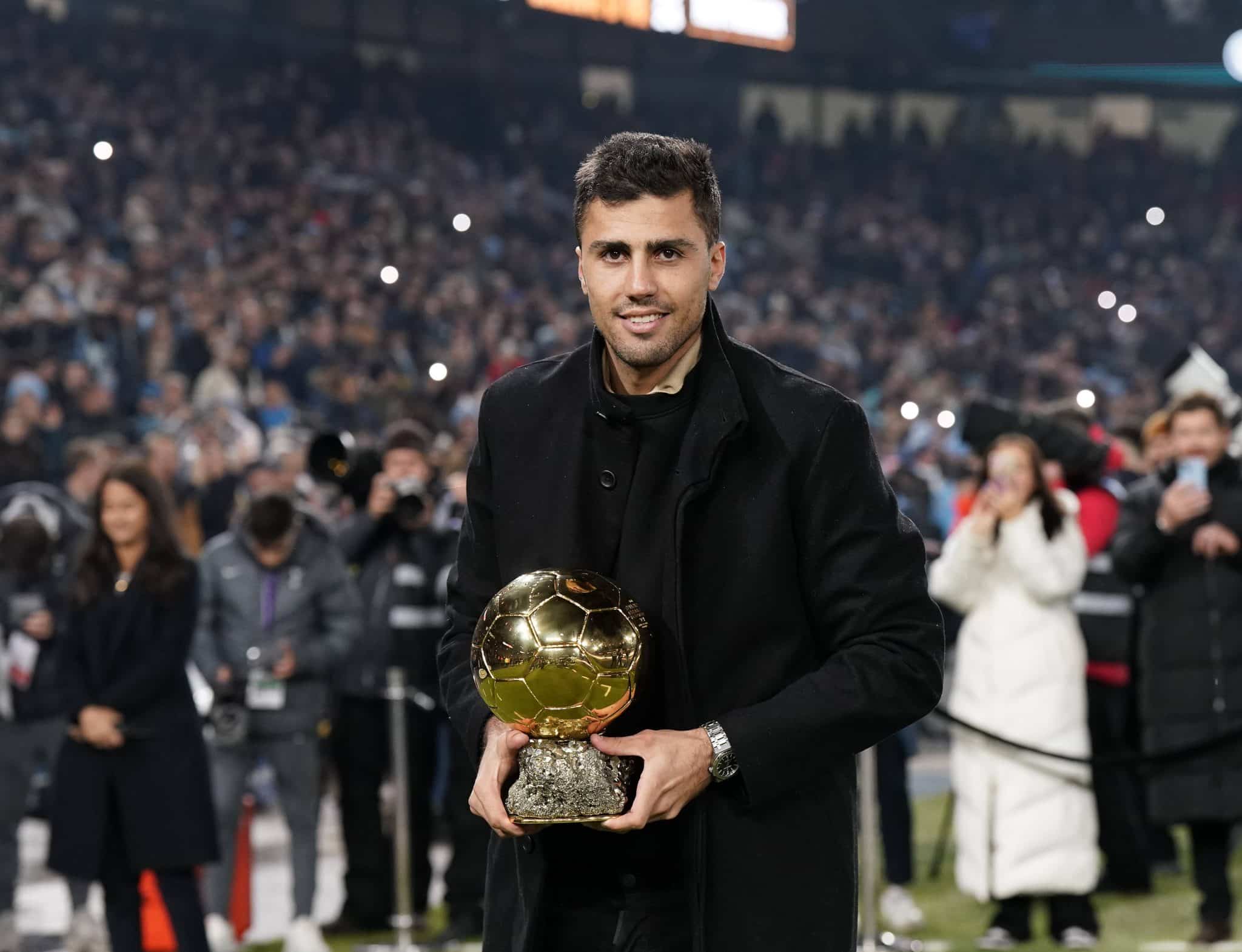 Foto: (Imago) - Rodri, do Manchester City, venceu a Bola de Ouro
