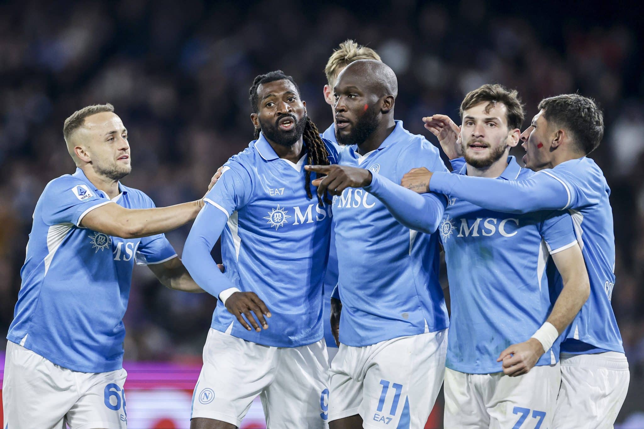 Lukaku, atacante da Napoli. Foto: Imago