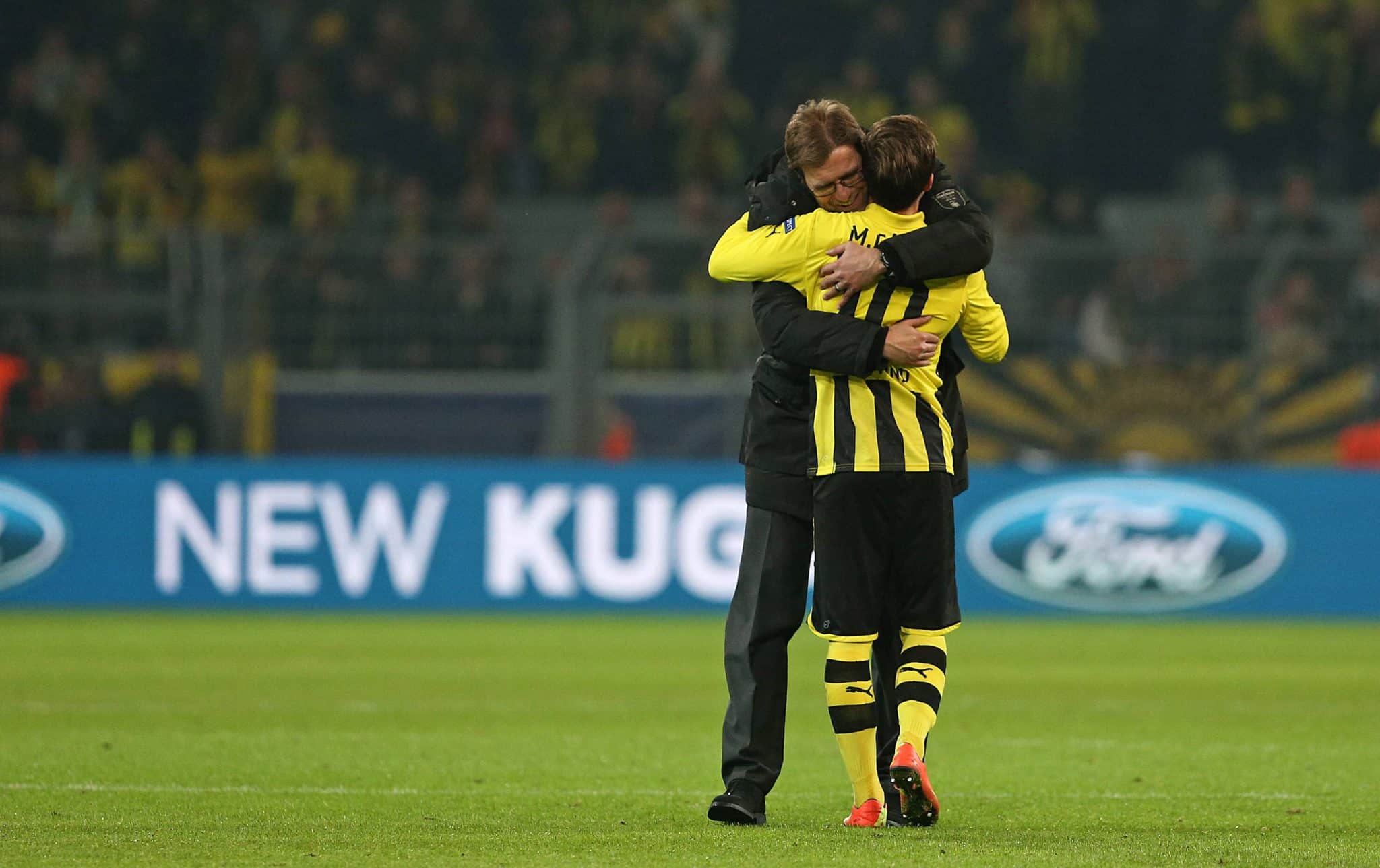 Gotze e Klopp. Foto: Imago