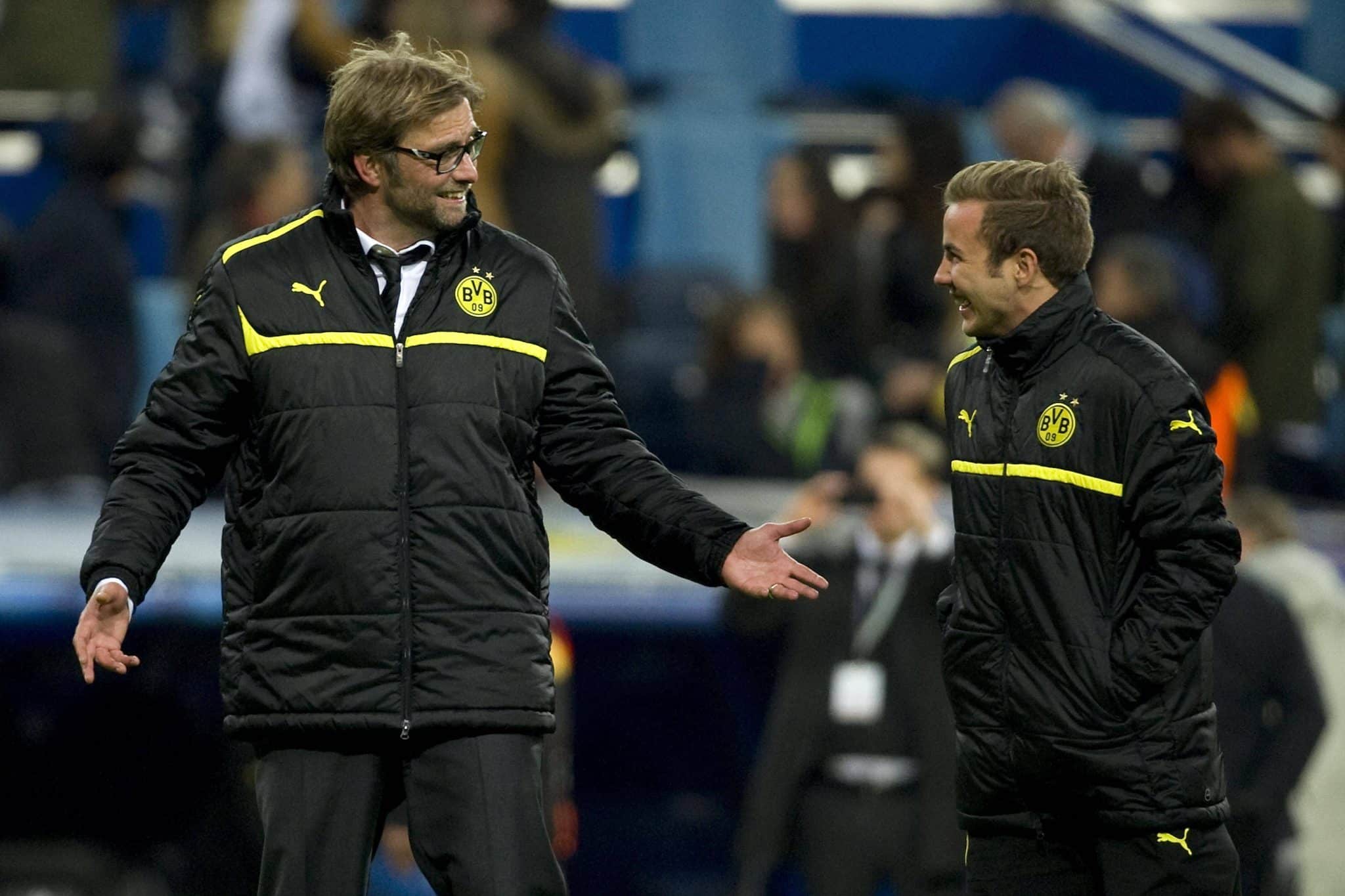 Klopp e Gotze. Foto: Imago