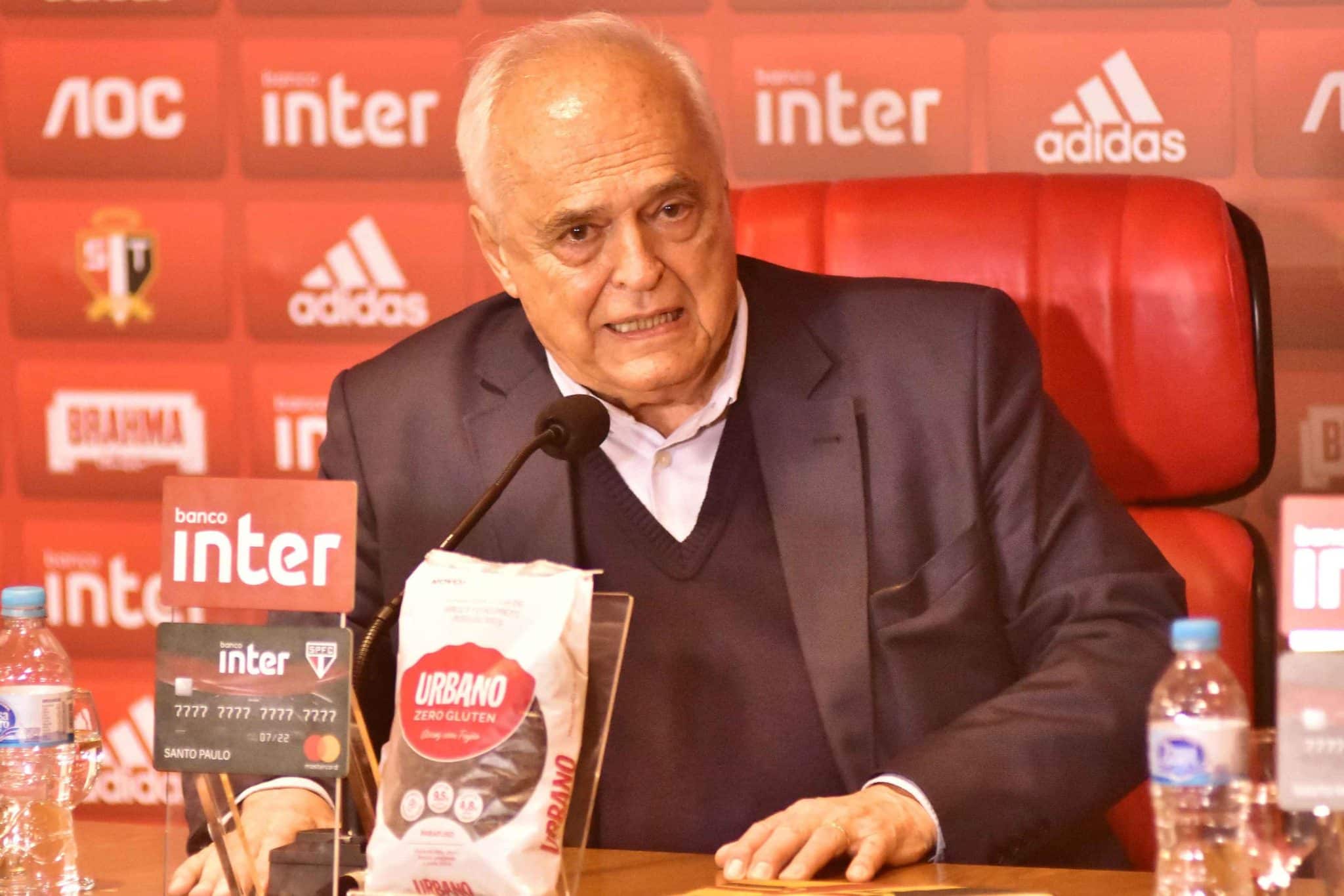 Carlos Augusto de Barros e Silva, o Leco, presidente do S&atilde;o Paulo entre 2015 e 2020 