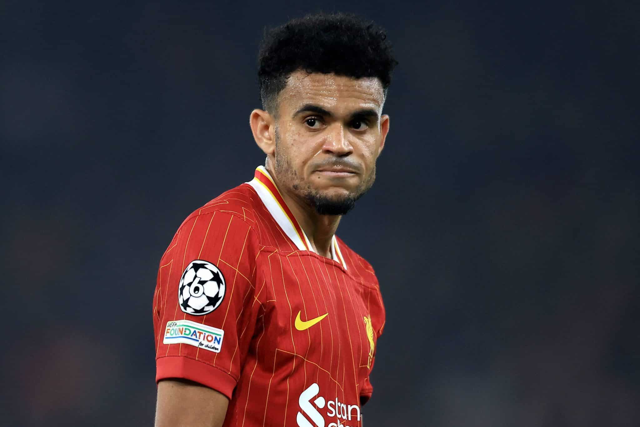 Luis D&iacute;az em a&ccedil;&atilde;o pelo Liverpool