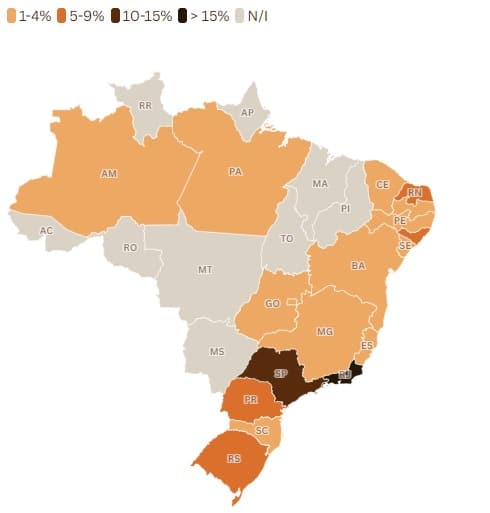 Rio de Janeiro e São Paulo são estados com mais casos de violência no futebol brasileiro (foto: Reprodução)
