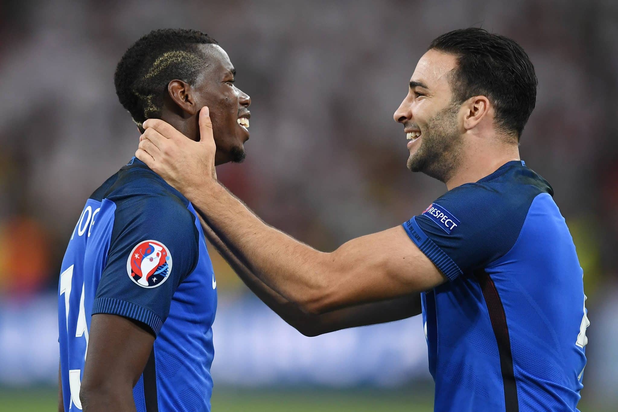 Pogba e Rami atuaram juntos na sele&ccedil;&atilde;o francesa 