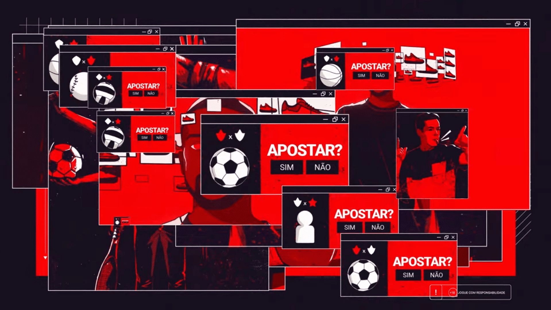 Captura de tela do v&iacute;deo da campanha de jogo respons&aacute;vel da Superbet.
