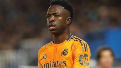 Vini Jr &eacute; acusado de pirataria por presidente da La Liga ap&oacute;s postar foto