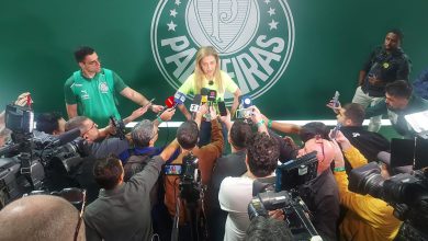 Em posse no Palmeiras, Leila cita decis&atilde;o antip&aacute;tica, futuro p&oacute;s-cargo e lema de 2025