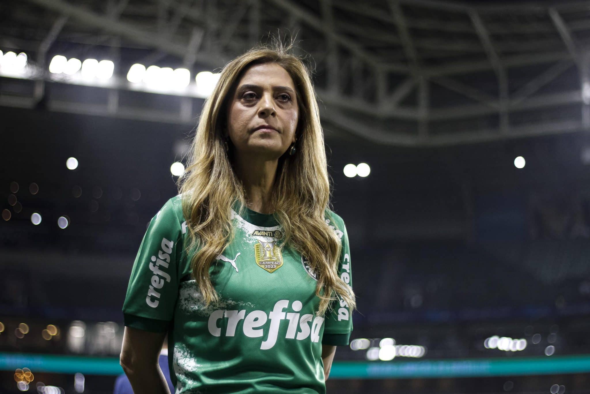 Leila Pereira cobra diretor do Palmeiras ap&oacute;s desempenho contra o Fluminense