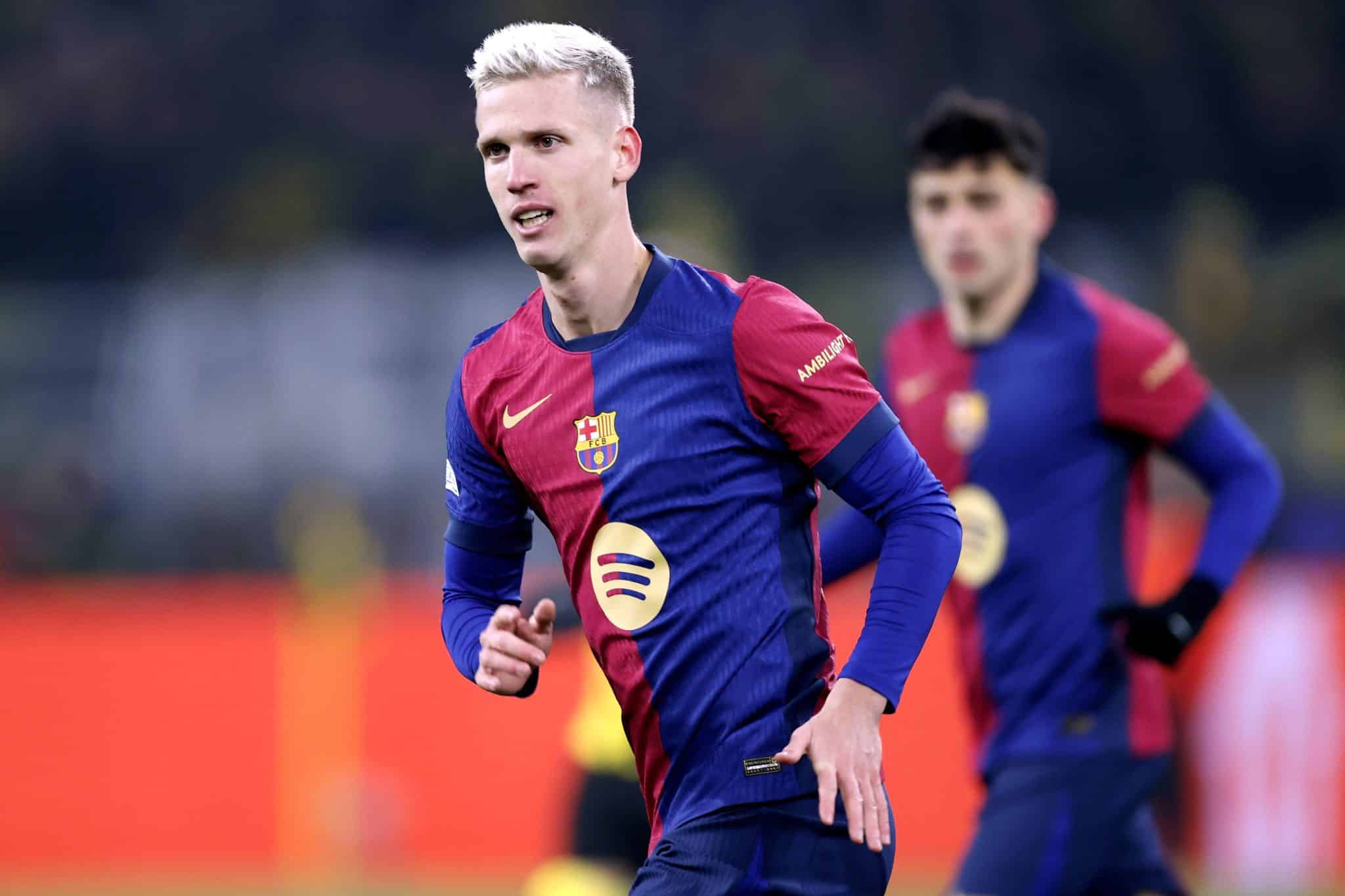 As tr&ecirc;s sa&iacute;das pensadas pelo Barcelona para n&atilde;o perder Dani Olmo em LaLiga