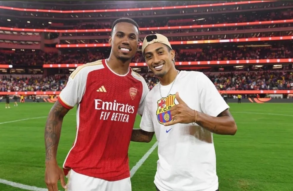 Gabriel Magalh&atilde;es Raphinha Arsenal Barcelona