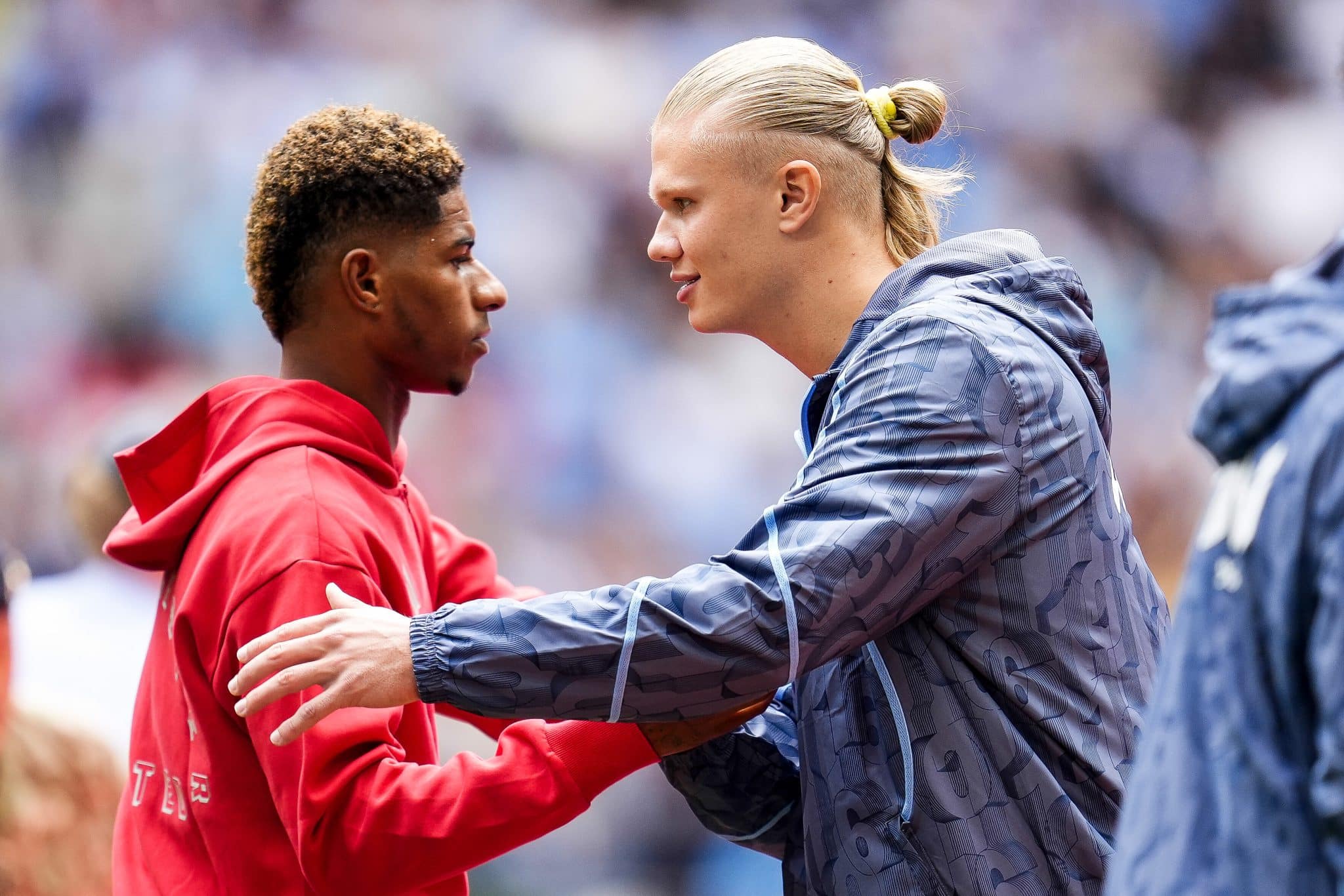 Rashford Haaland Manchester United Manchester City