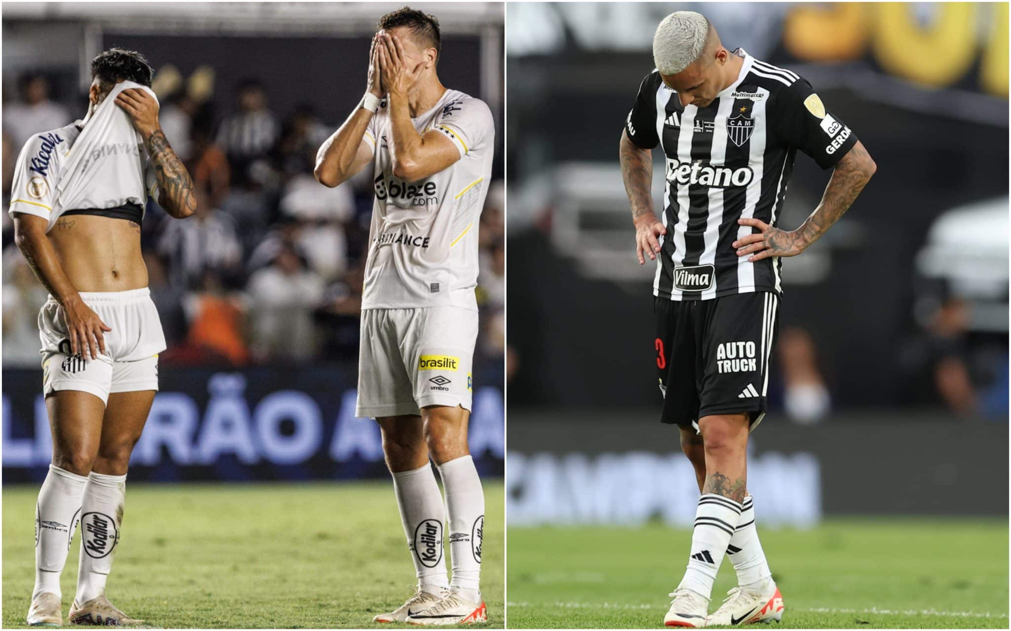 Atletico-MG pode repetir trag&eacute;dia do Santos na &uacute;ltima rodada? Compare as chances