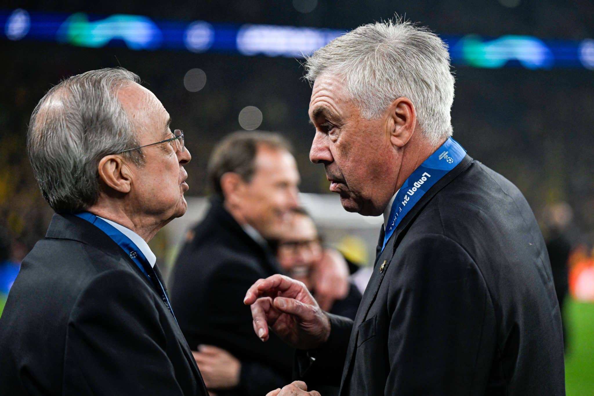 Carlo Ancelotti e Florentino P&eacute;rez, do Real Madrid Foto: (Imago)