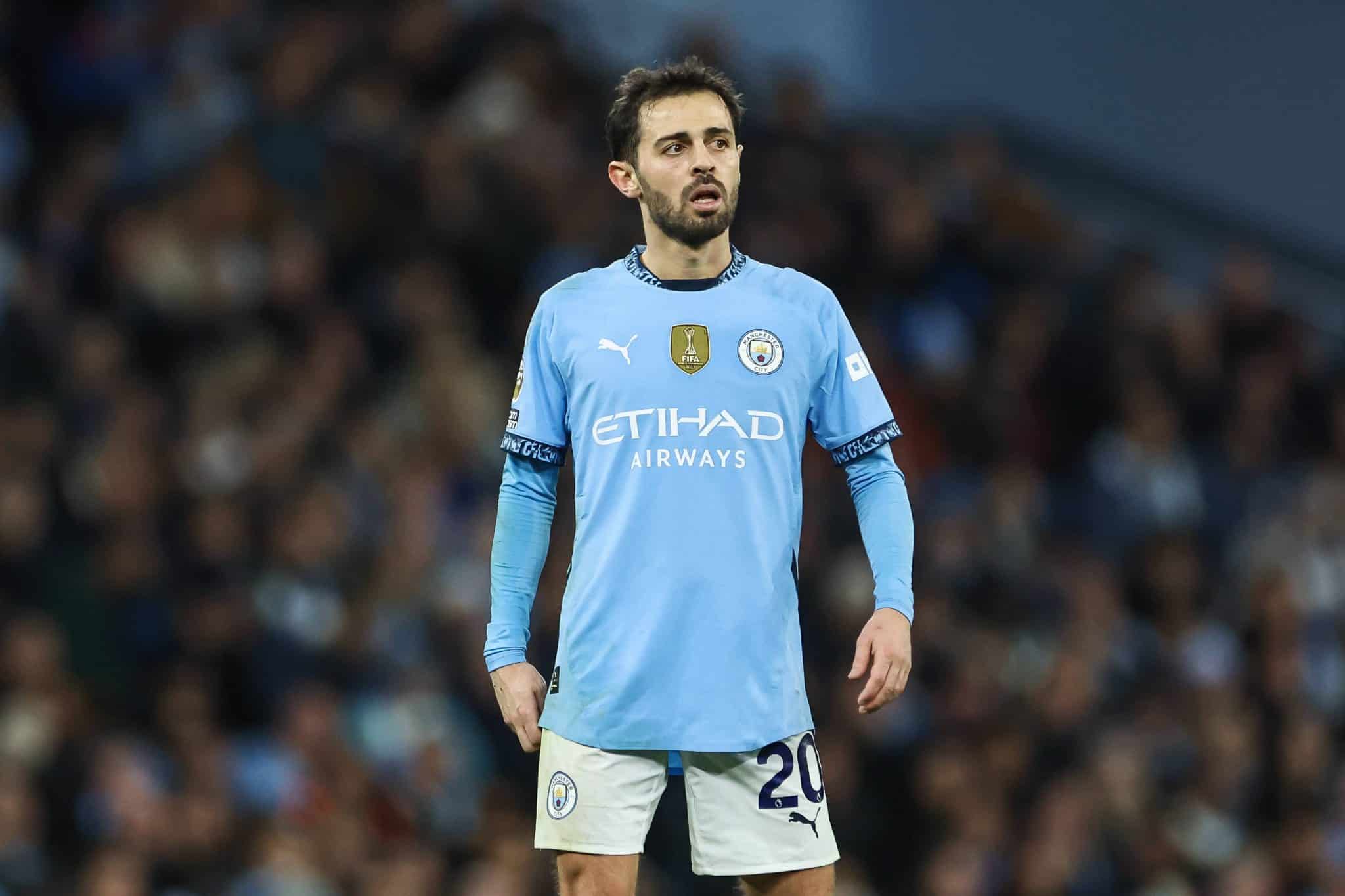 Bernardo Silva em a&ccedil;&atilde;o no cl&aacute;ssico de Manchester