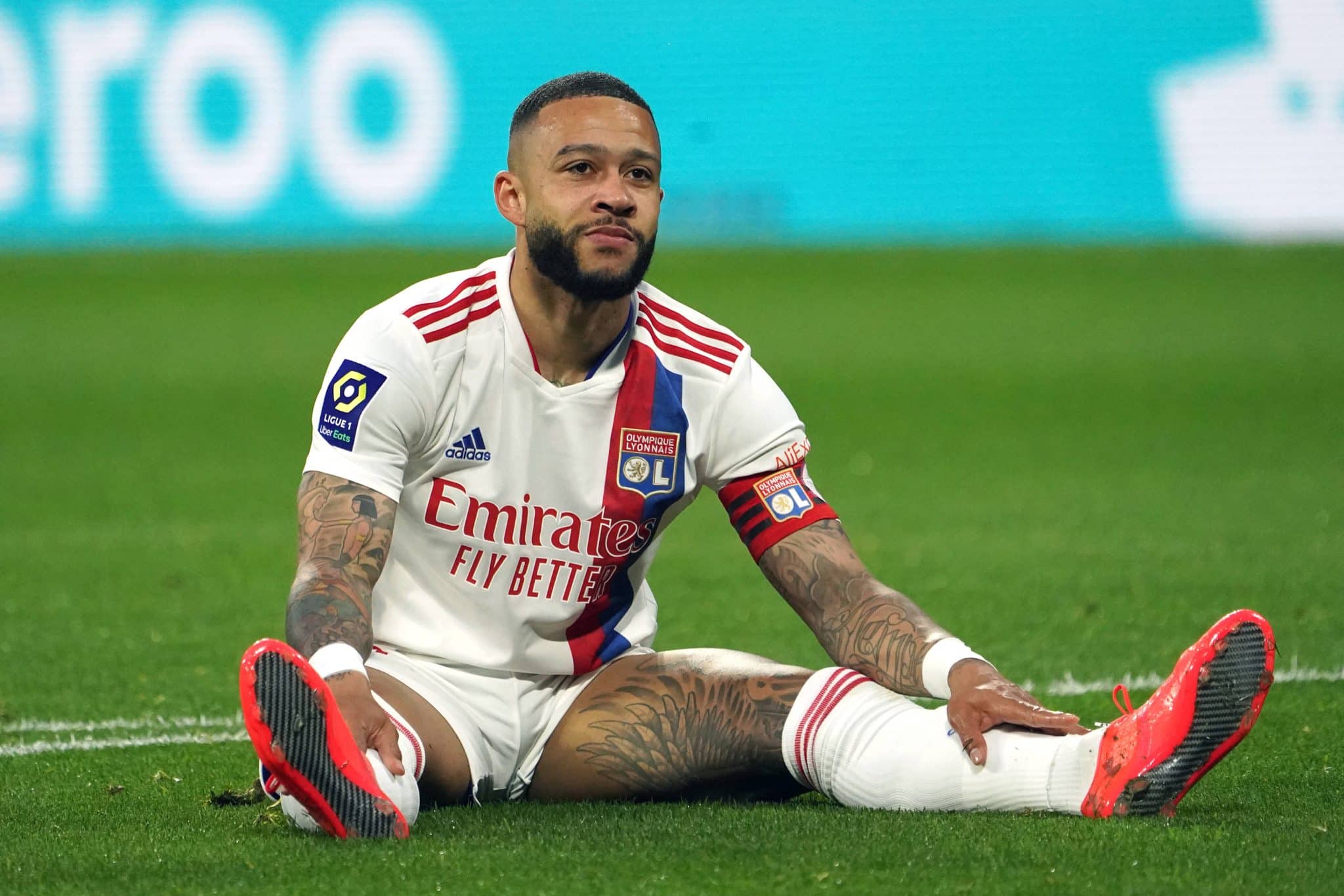 Foto: (Imago) - Memphis Depay pelo Lyon, em 2020/21
