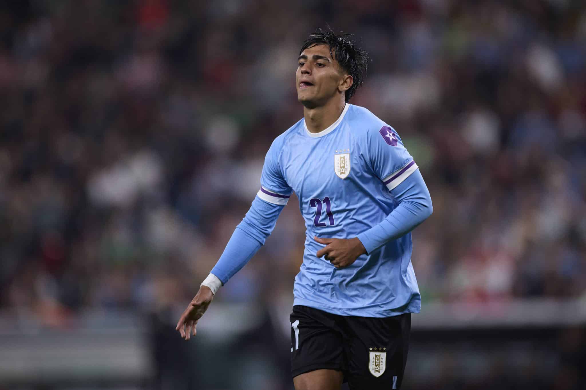 Facundo Torres em a&ccedil;&atilde;o pela sele&ccedil;&atilde;o do Uruguai