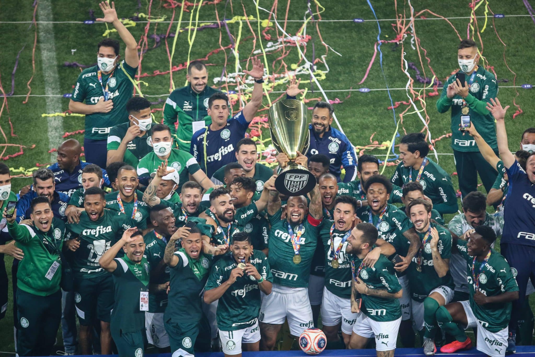 Palmeiras campe&atilde;o paulista de 2020