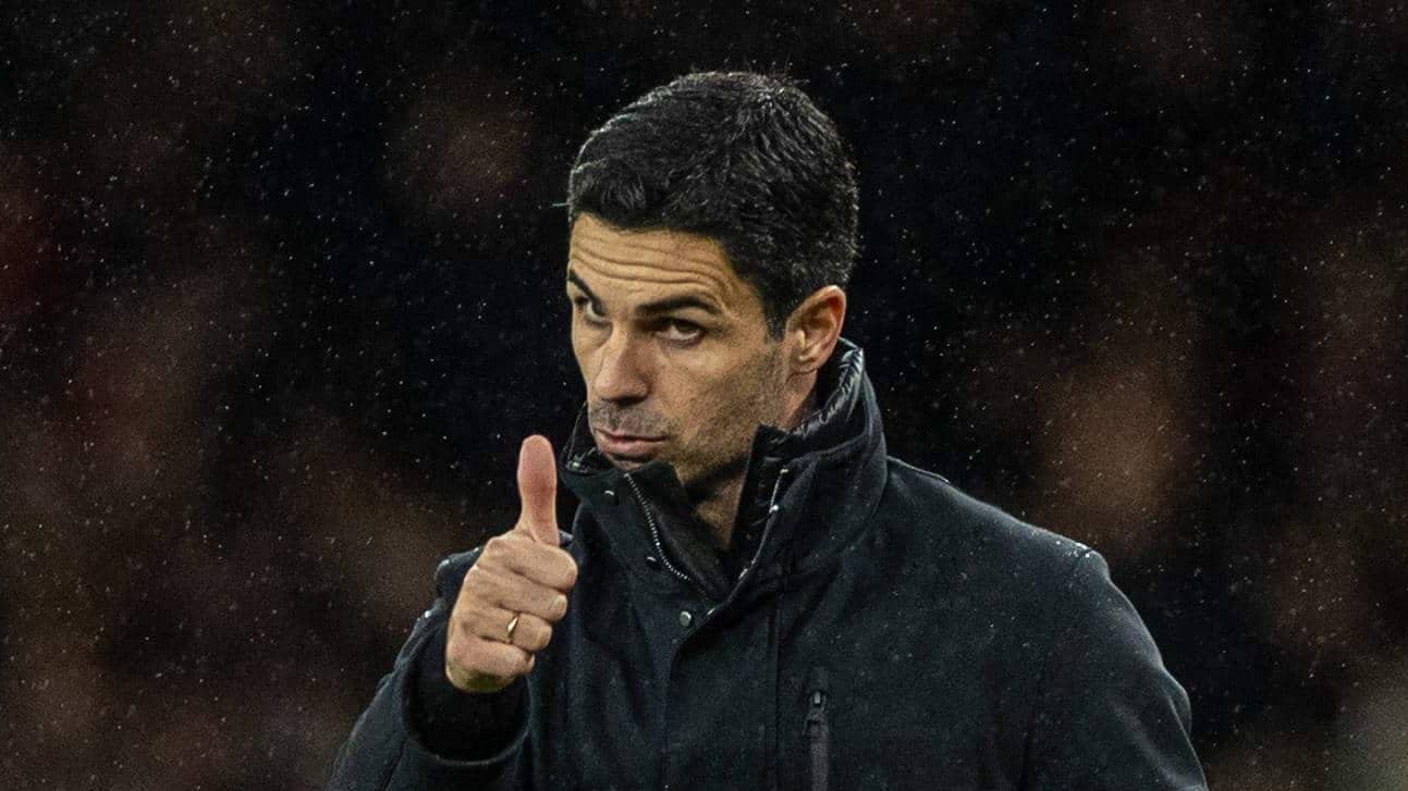 Mikel Arteta, t&eacute;cnico do Arsenal