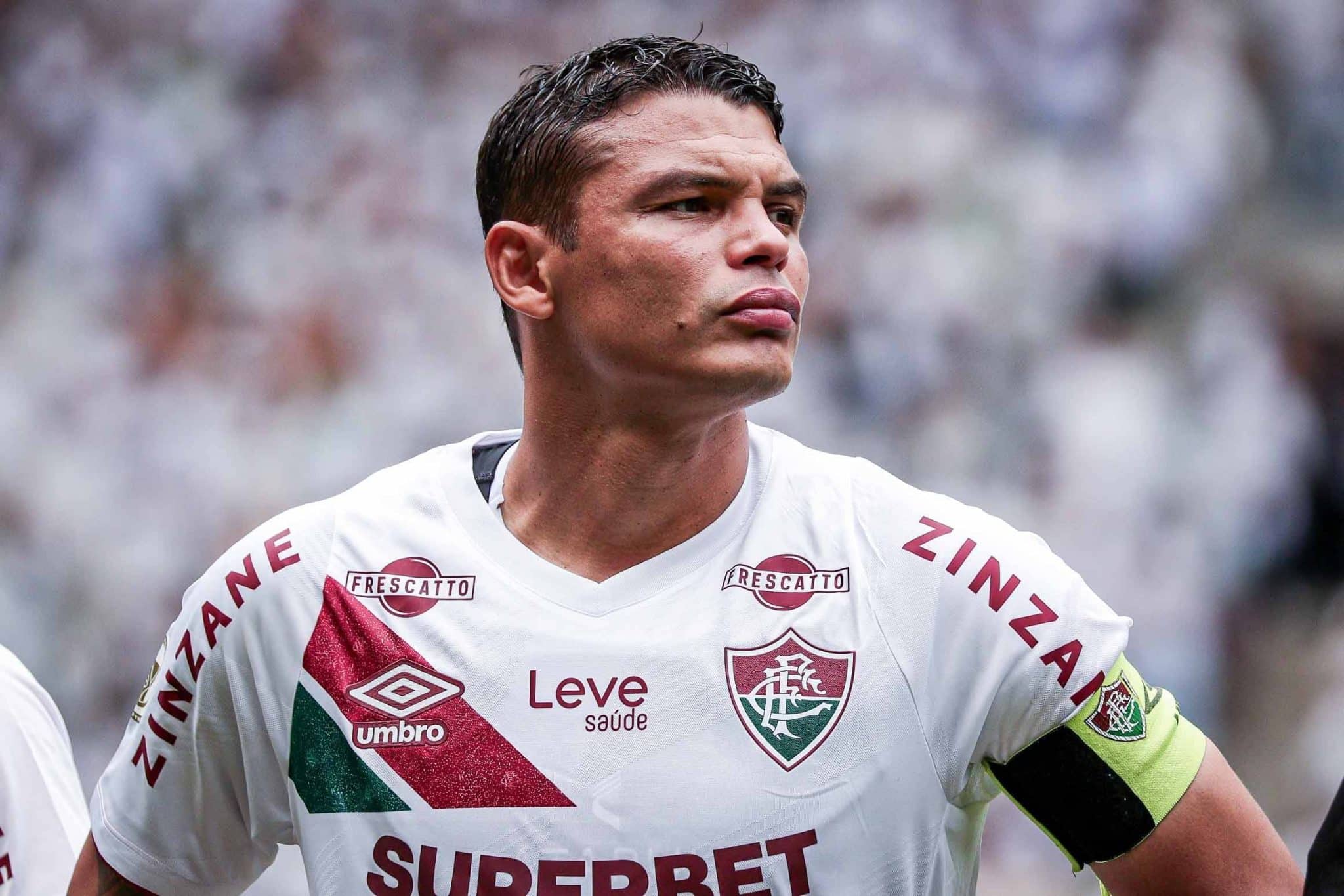 Thiago Silva na &uacute;ltima partida do Fluminense no Campeonato Brasileiro 2024