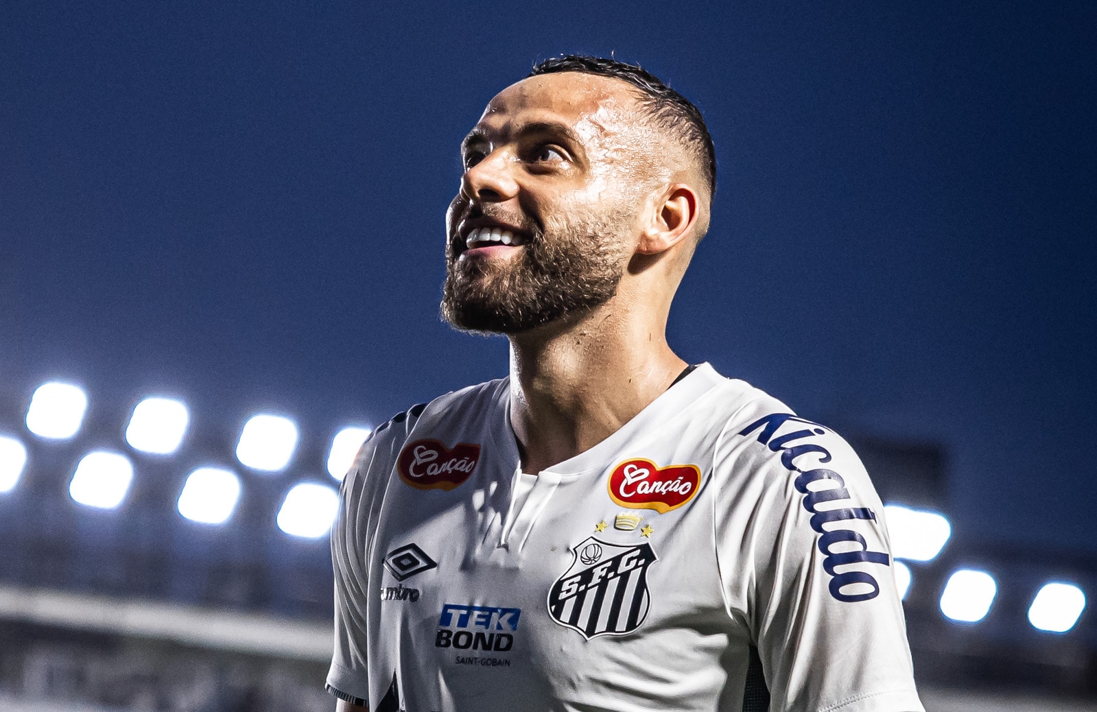 Guilherme na estreia do Santos