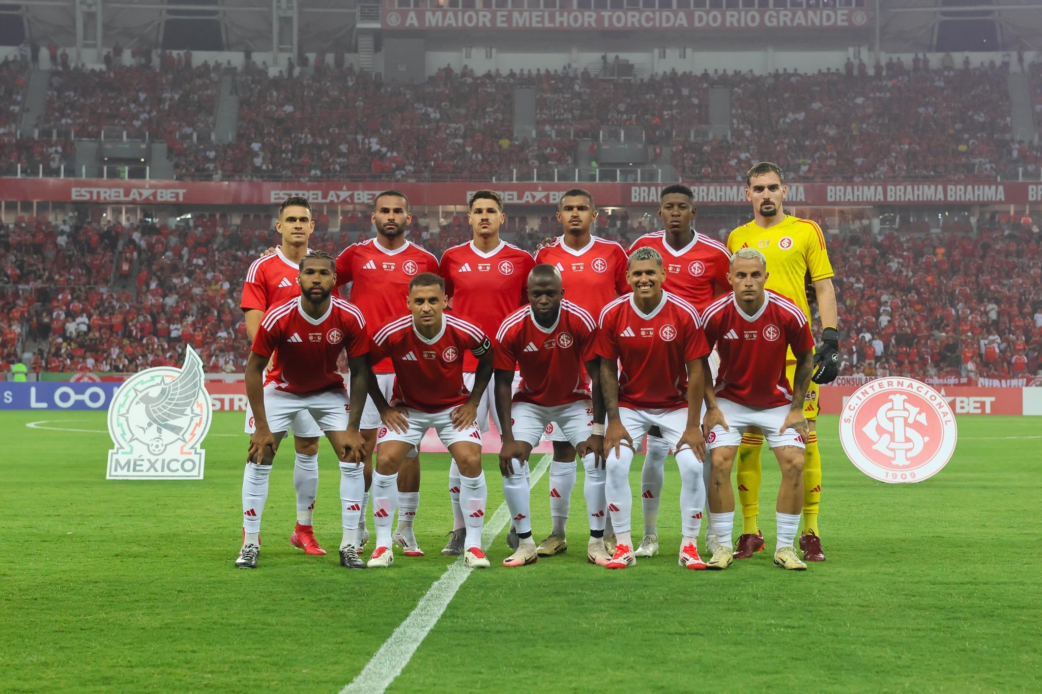 Internacional em amistoso contra o M&eacute;xico Foto: (Ricardo Duarte/SC Internacional)