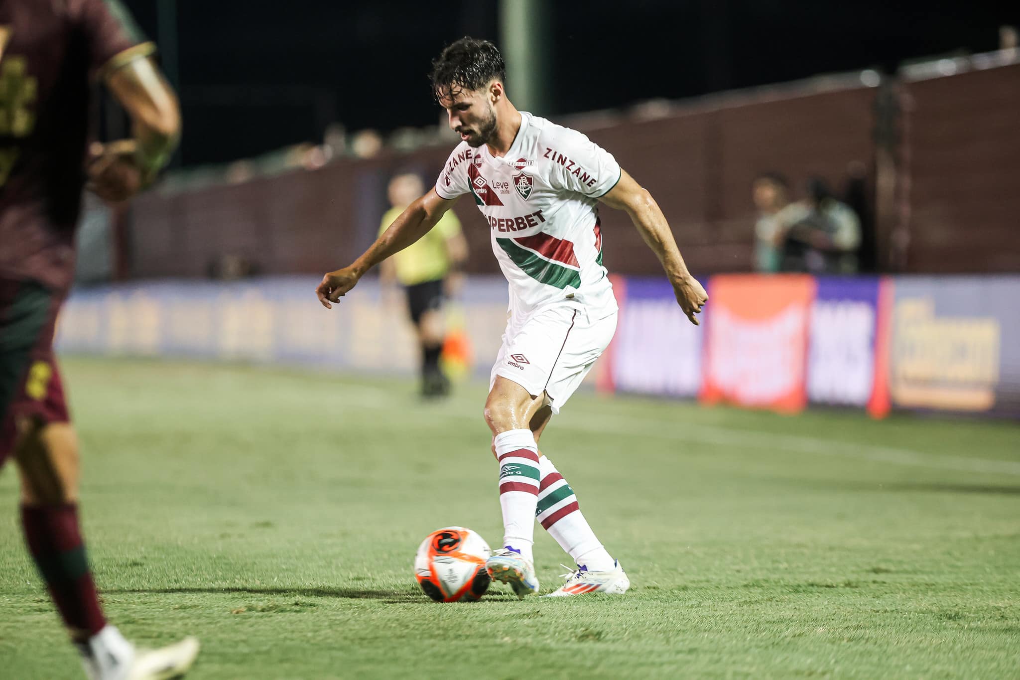 Martinelli em a&ccedil;&atilde;o durante Portuguesa x Fluminense 
